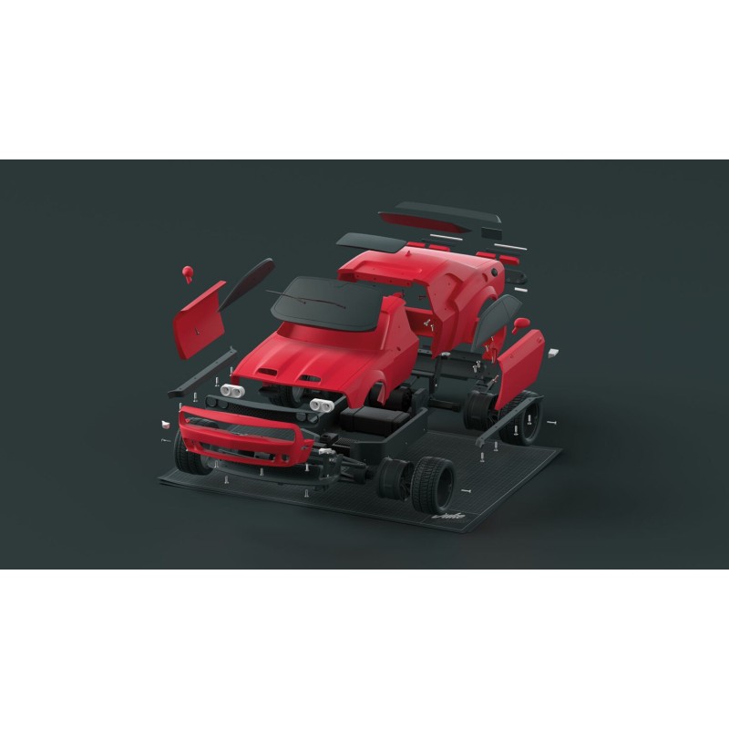 Dodge Challenger SRT Hellcat Widebody - Échelle 1/10